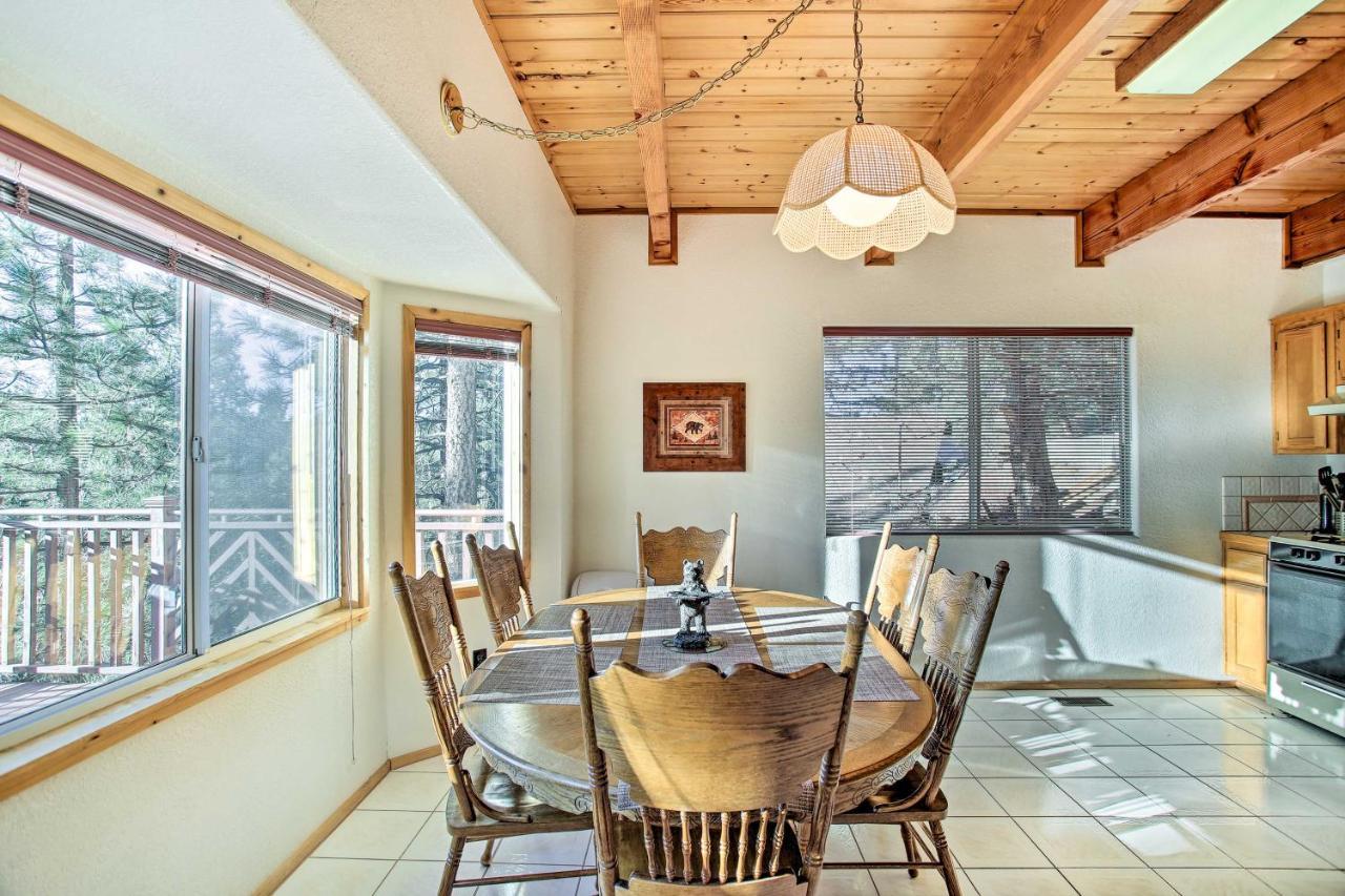 Cozy Getaway Cabin Deck And Hot Tub With Views! Villa บิ๊กแบร์เลค ภายนอก รูปภาพ